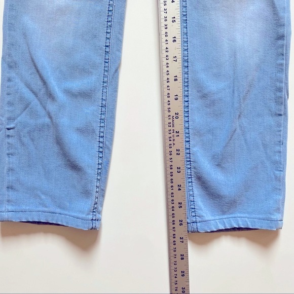 Cambio Parla Faded Blue Jeans Skinny Stretch  Size 4 - Picture 8 of 10